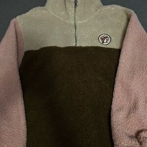 Women's Multicolor Fleece Ski Jacket